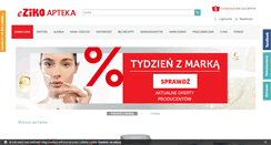 Desktop Screenshot of e-zikoapteka.pl
